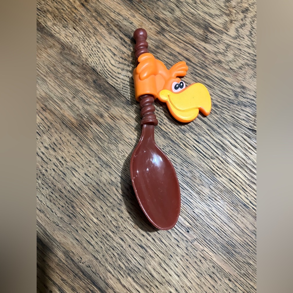 Vintage "Sonny the Cuckoo Bird" revolving cereal spoon